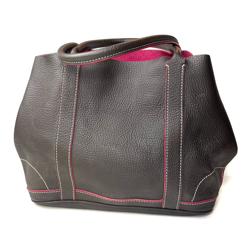 Borge Gaveri J Crew Vintage Leather Tote Bag - Picture 3 of 8